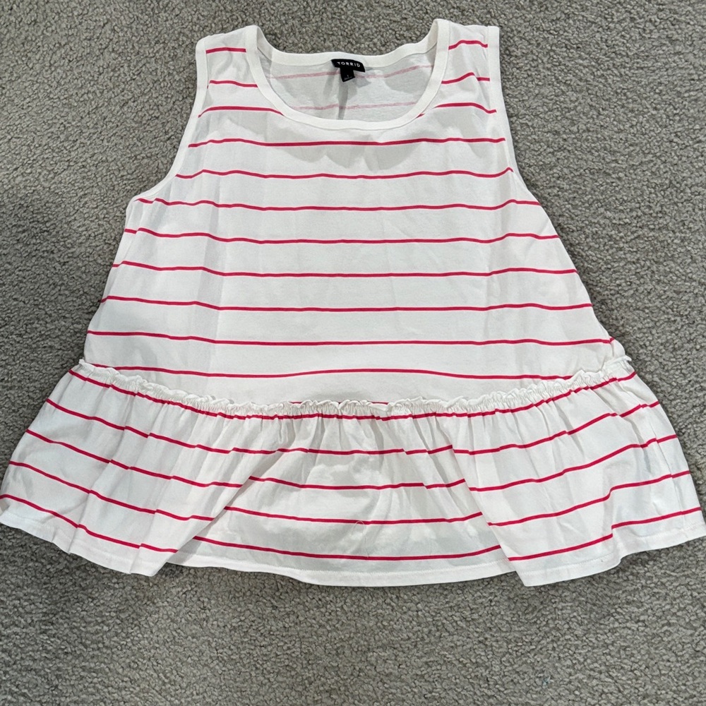 Striped Sleeveless Top
